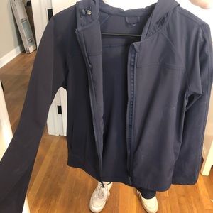 Lululemon navy rain jacket!